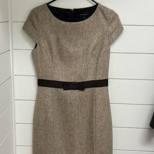 Banana Republic Wool Herringbone Dress Size 6